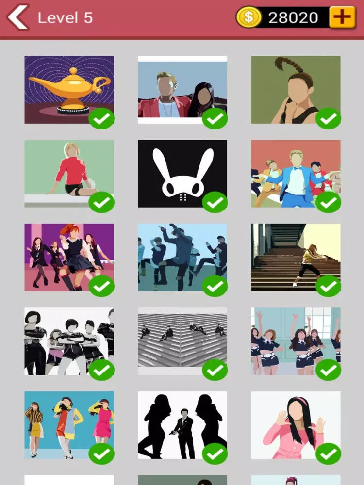 Guess the KPOP iPad  Screenshots