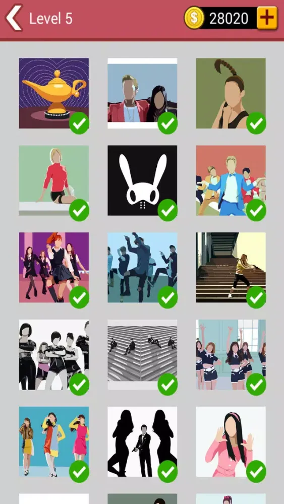 Guess the KPOP Screenshots