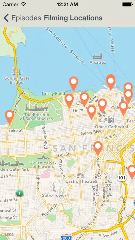 ภาพหน้าจอของ Filming Locations of the Streets of San Francisco