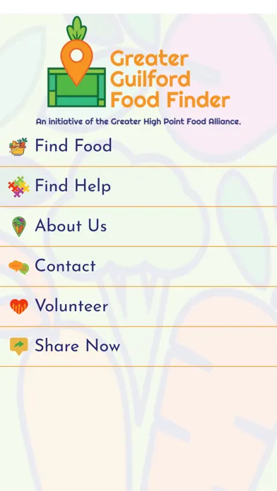 Captures d'écran de Greater Guilford Food Finder