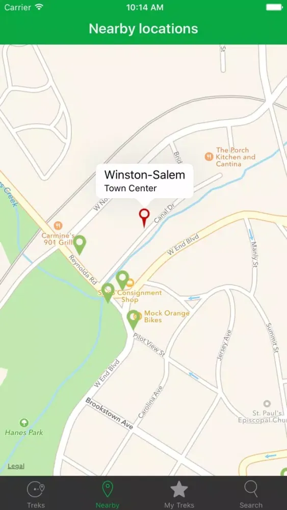 Скриншоты TreksInTheCity: Winston-Salem