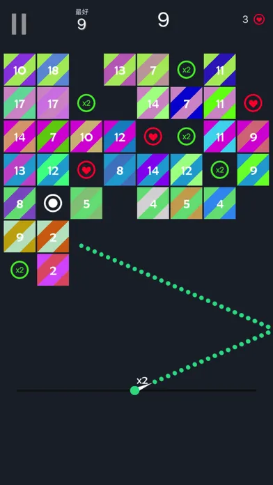 Screenshot di 球滑稽 - 破坏砖块