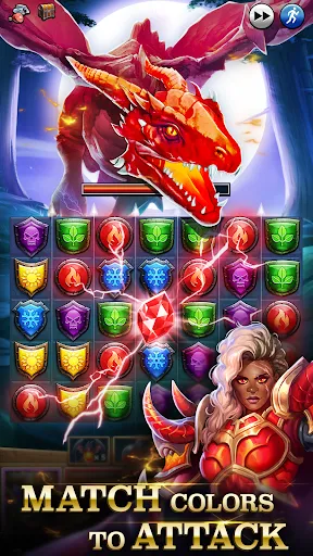 Tangkapan skrin Empires & Puzzles: Match-3 RPG