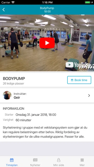 Aktiv Booking Screenshots