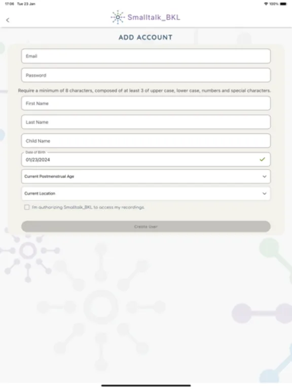 Ảnh chụp màn hình của smallTalk Connect: Hospital iPad 