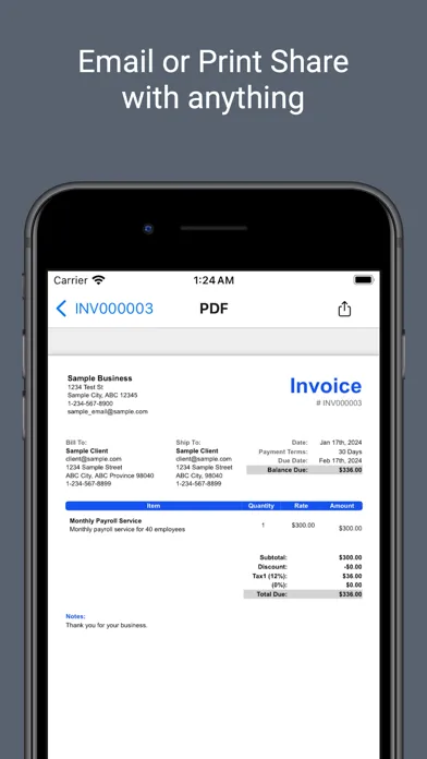 InvoiceDone Screenshots