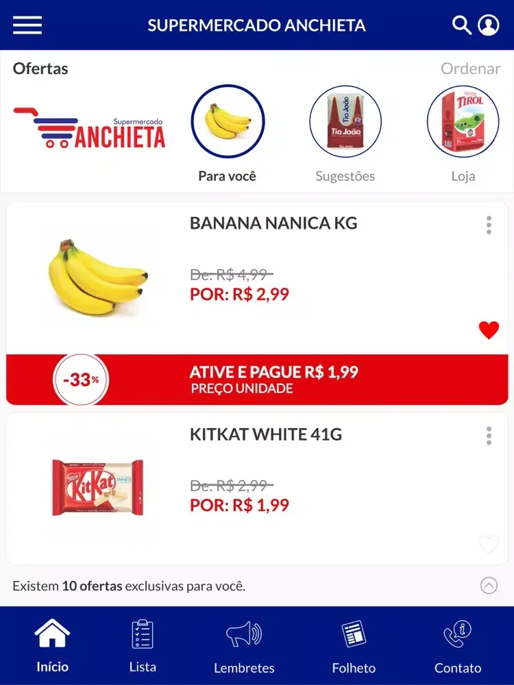 Supermercado Anchieta iPad  Screenshots