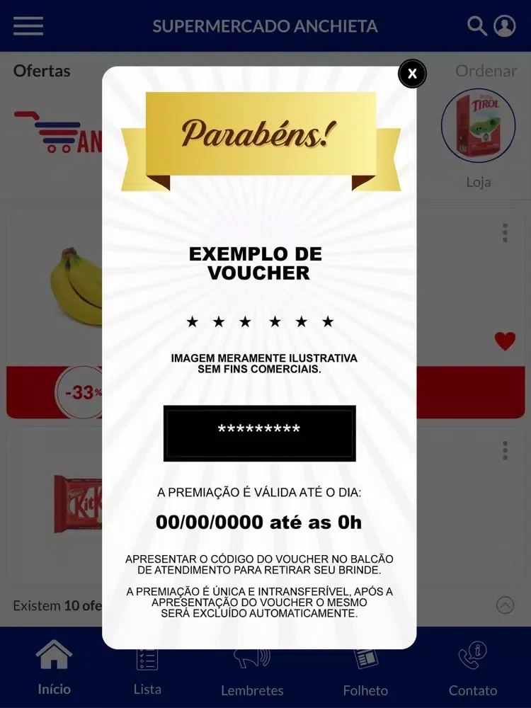 Supermercado Anchieta iPad  Screenshots
