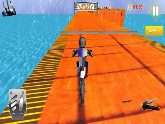 Tangkapan skrin Enjoy Fearless Bike Race iPad 