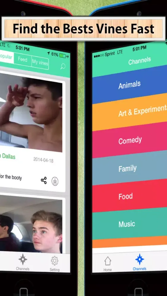 Скриншоты Save the Best Vines Videos