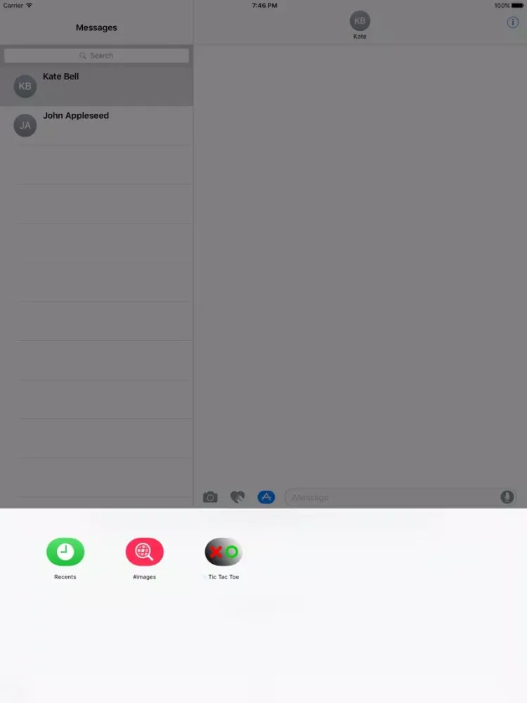 Tic Tac Toe for Message iPad  스크린샷