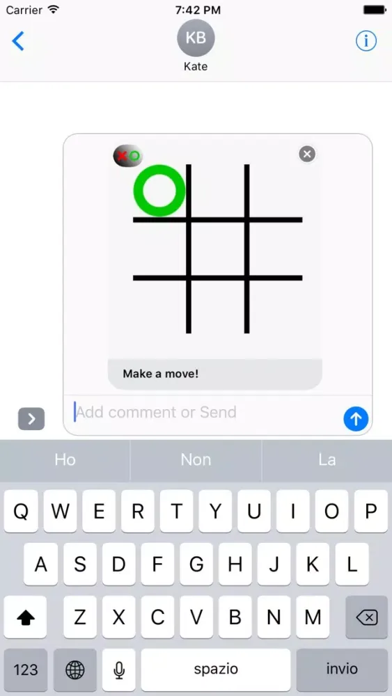 Tic Tac Toe for Message 스크린샷