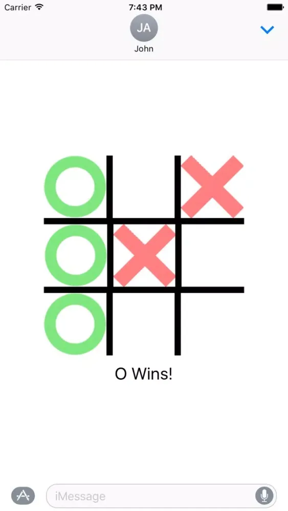Tic Tac Toe for Message 스크린샷