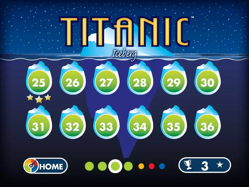 Tangkapan skrin Titanic by SmartGames iPad 