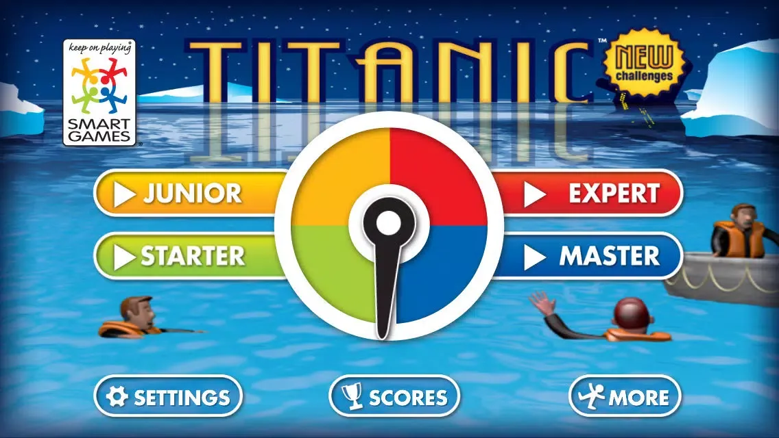 Tangkapan skrin Titanic by SmartGames