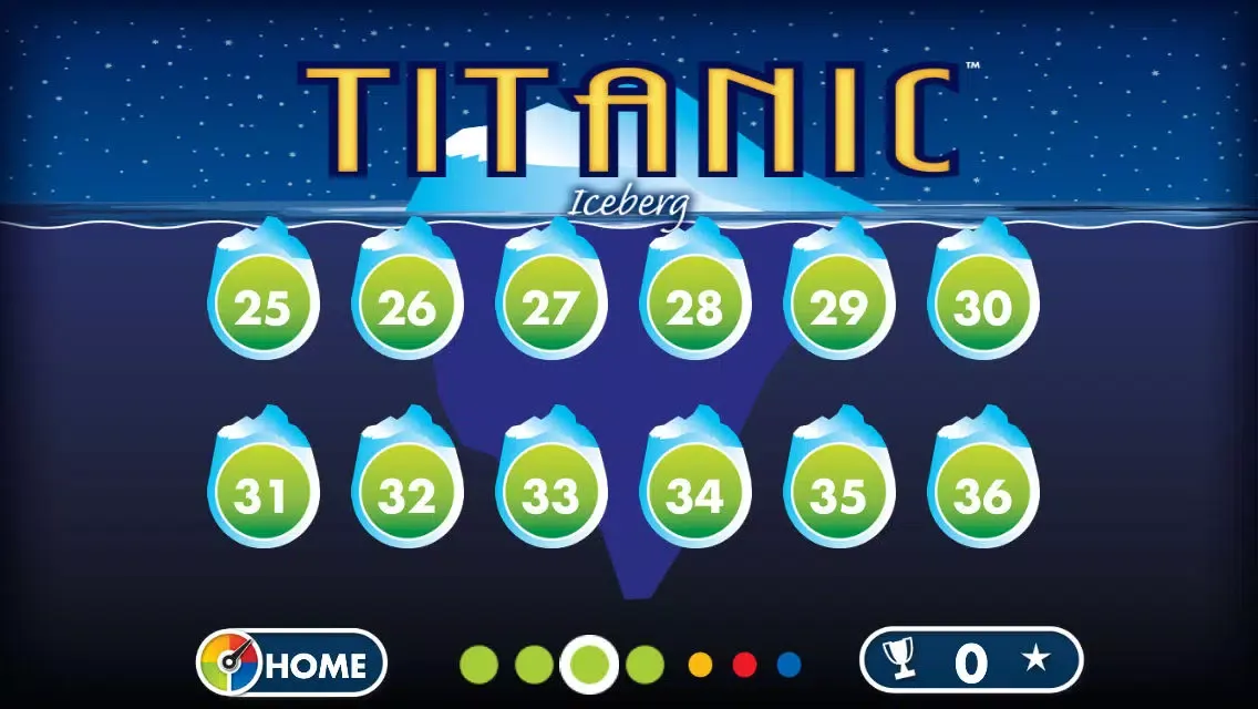 Tangkapan skrin Titanic by SmartGames