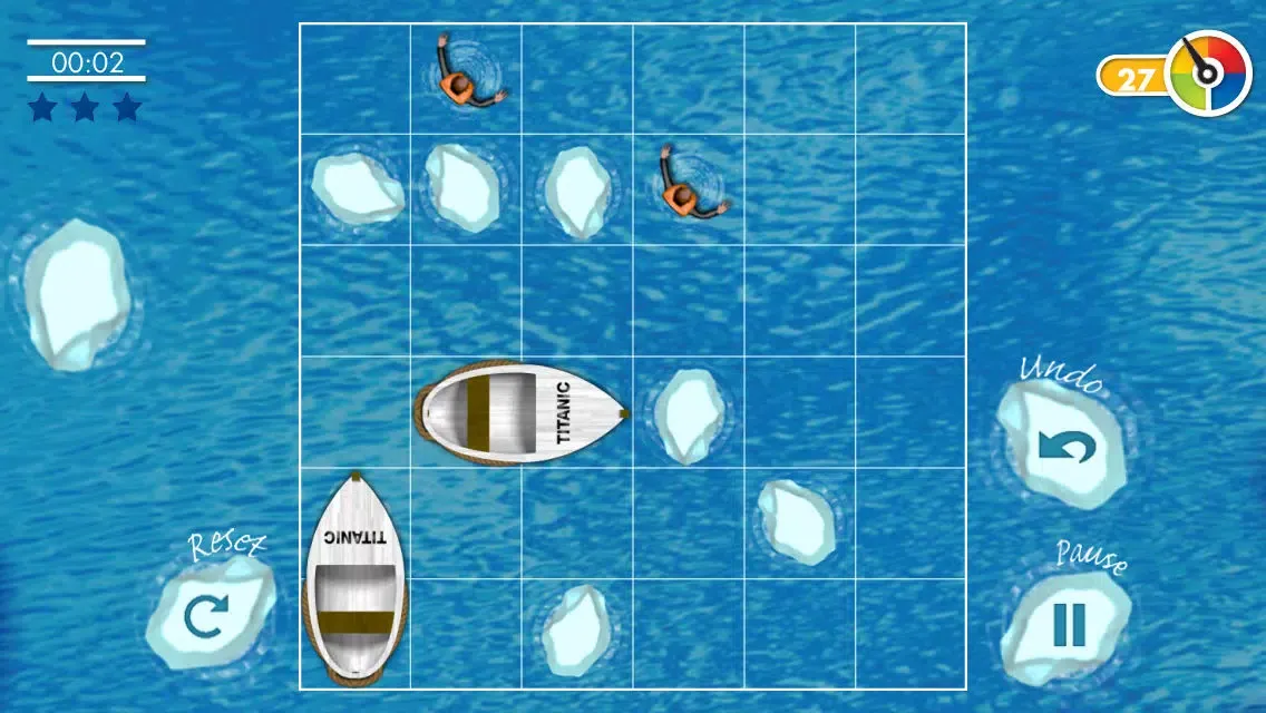 Tangkapan skrin Titanic by SmartGames
