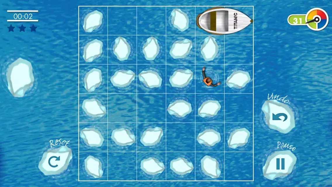 Tangkapan skrin Titanic by SmartGames