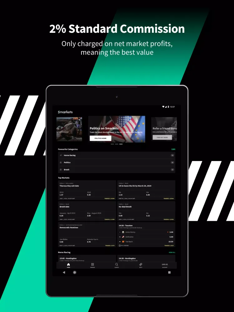 Smarkets - Betting Exchange スクリーンショット