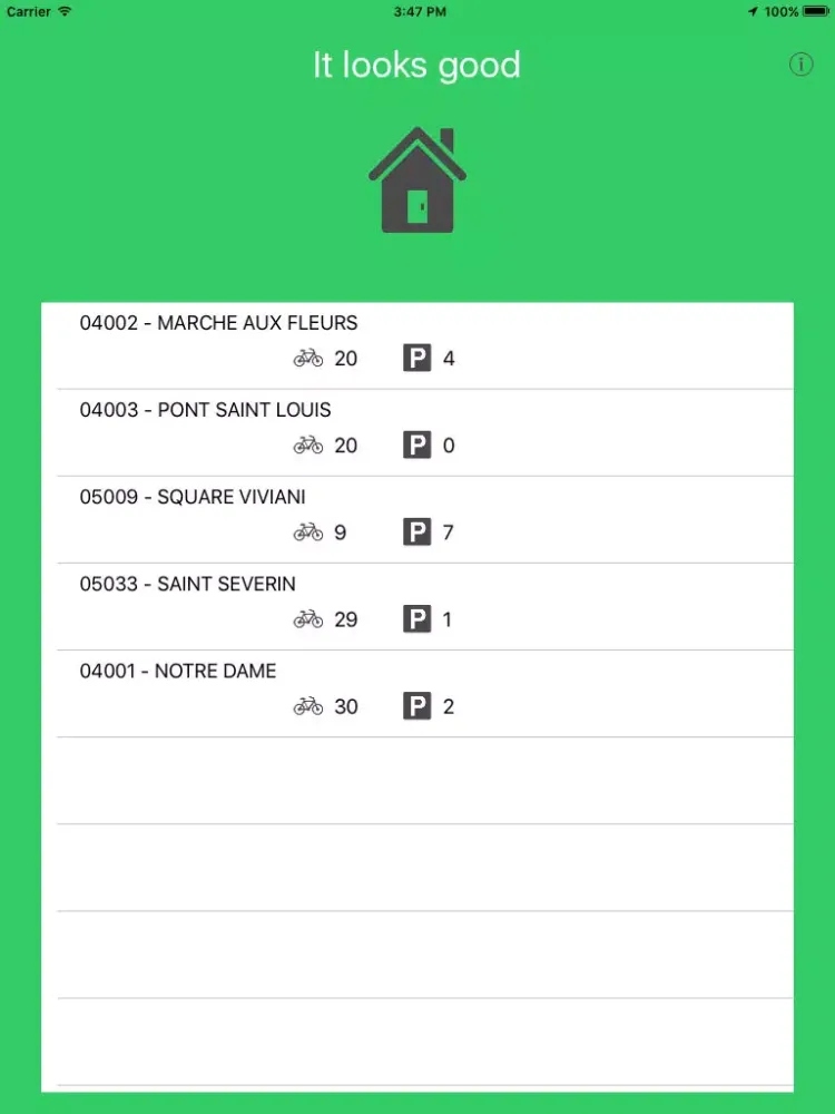 My Velib - find a bike in Paris iPad  스크린샷
