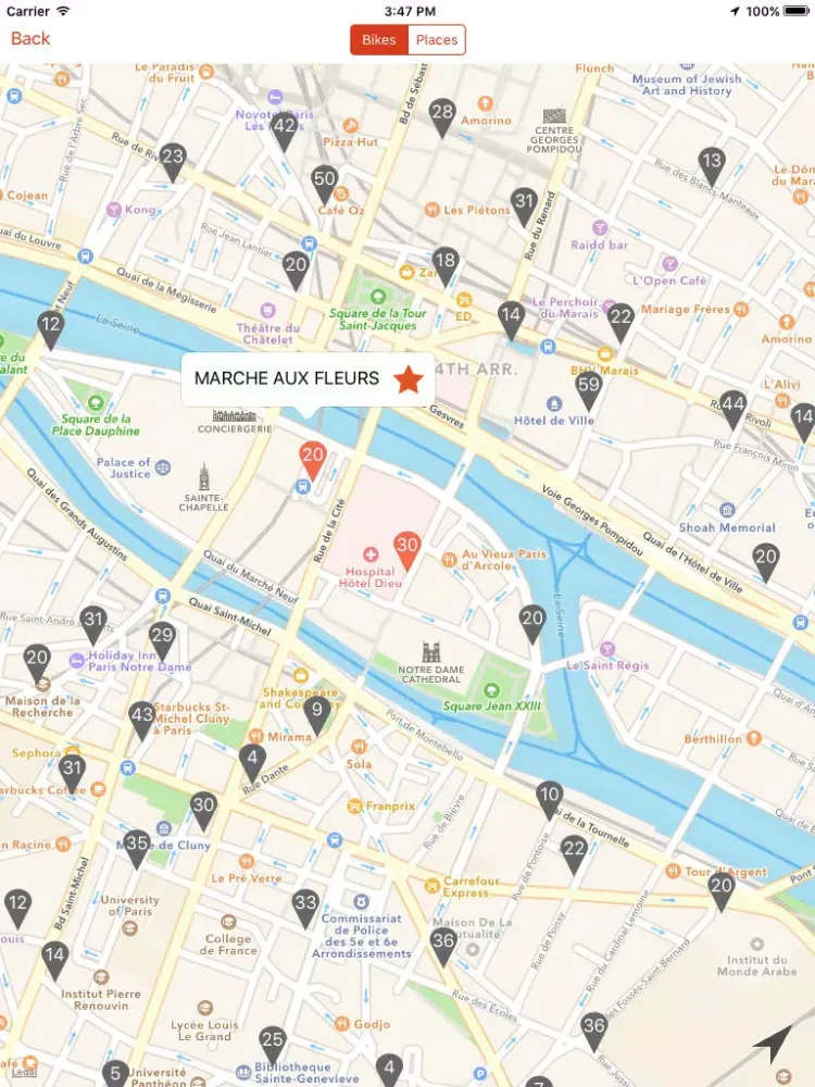 My Velib - find a bike in Paris iPad  스크린샷