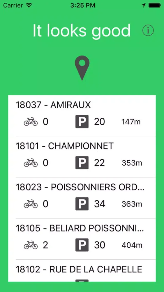 My Velib - find a bike in Paris 스크린샷