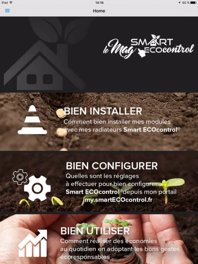 Скриншоты SmartECO Control mag iPad 