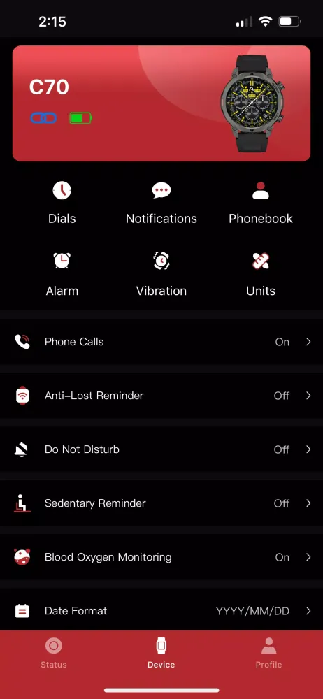 Ảnh chụp màn hình của ArgomTech Select