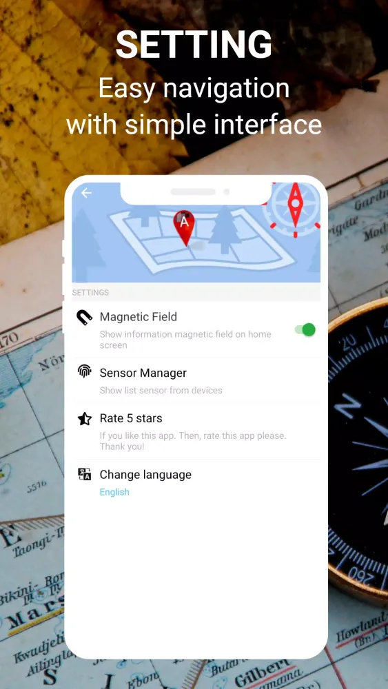 Capturas de pantalla de Compass360: Smart Compass tool