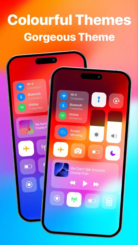 Captures d'écran de Control Center Advanced