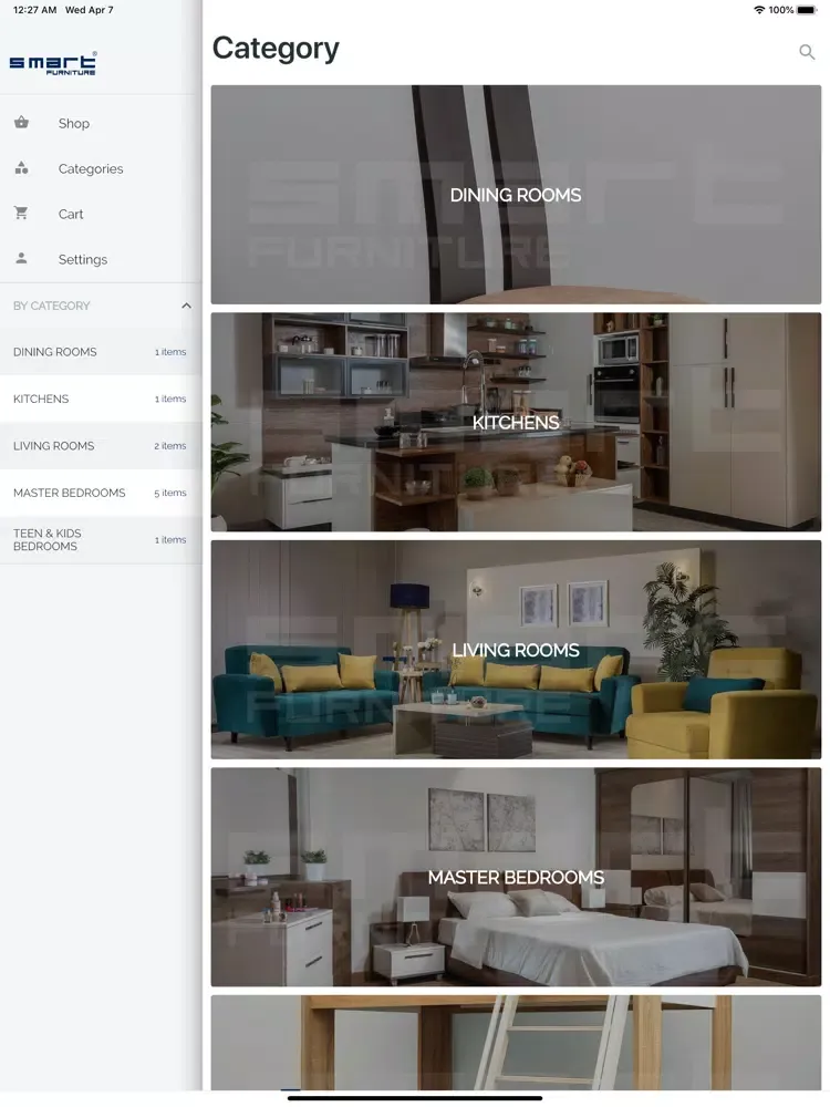 تصاویر Smart Furniture App iPad 