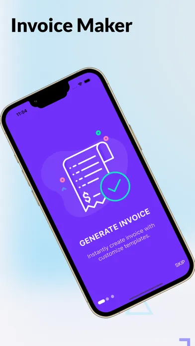 Capturas de tela do Smart Invoice -Invoice Builder