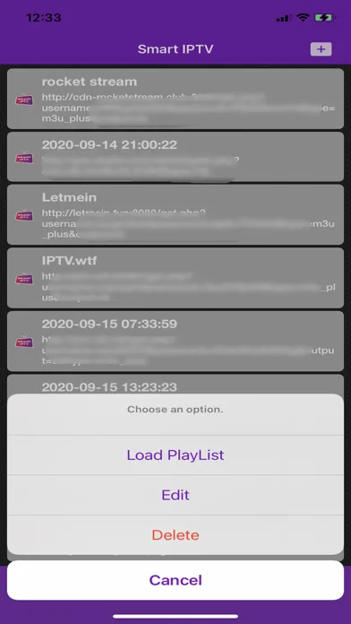 Tangkapan layar Smart IPTV