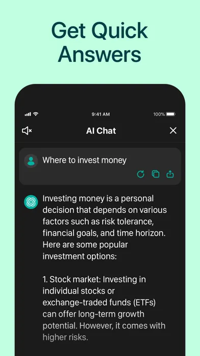 Captures d'écran de AI Chatbot App with Сhat