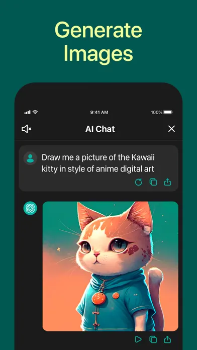 Captures d'écran de AI Chatbot App with Сhat