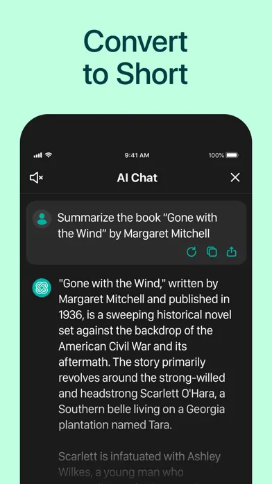 Captures d'écran de AI Chatbot App with Сhat
