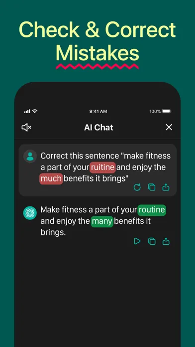 Captures d'écran de AI Chatbot App with Сhat
