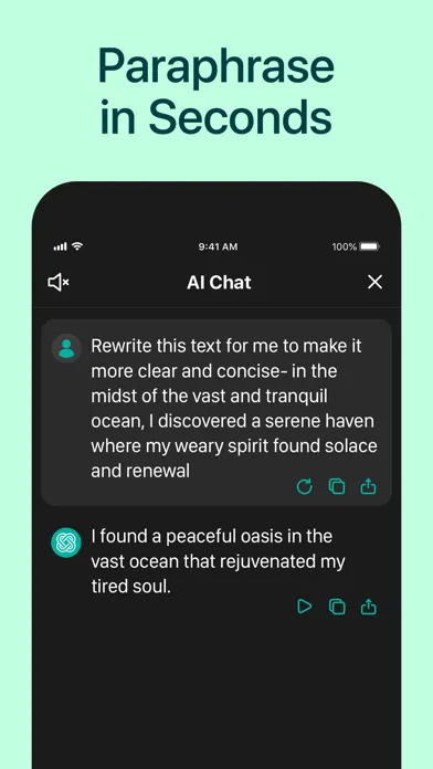 Captures d'écran de AI Chatbot App with Сhat