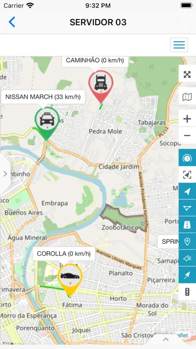 Tangkapan skrin GPS Monitor