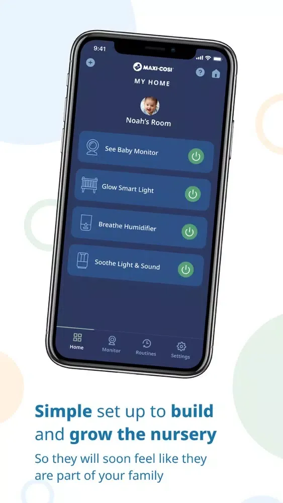 Скриншоты Maxi-Cosi Connected Home