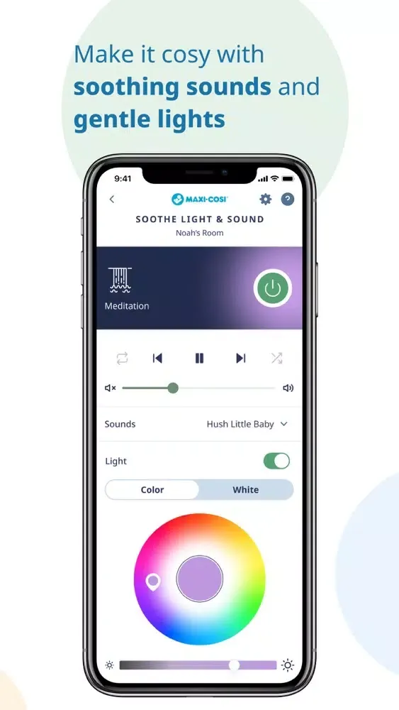 Скриншоты Maxi-Cosi Connected Home