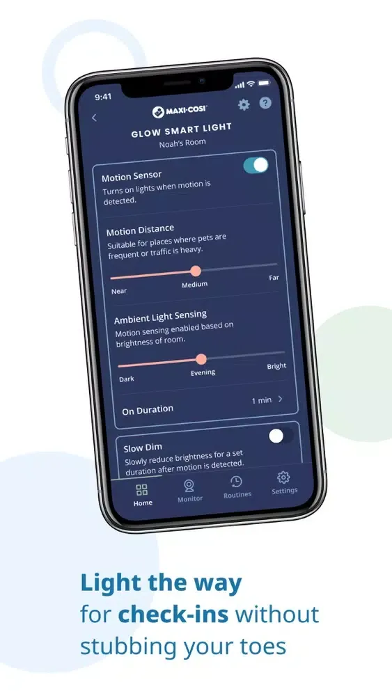 Скриншоты Maxi-Cosi Connected Home