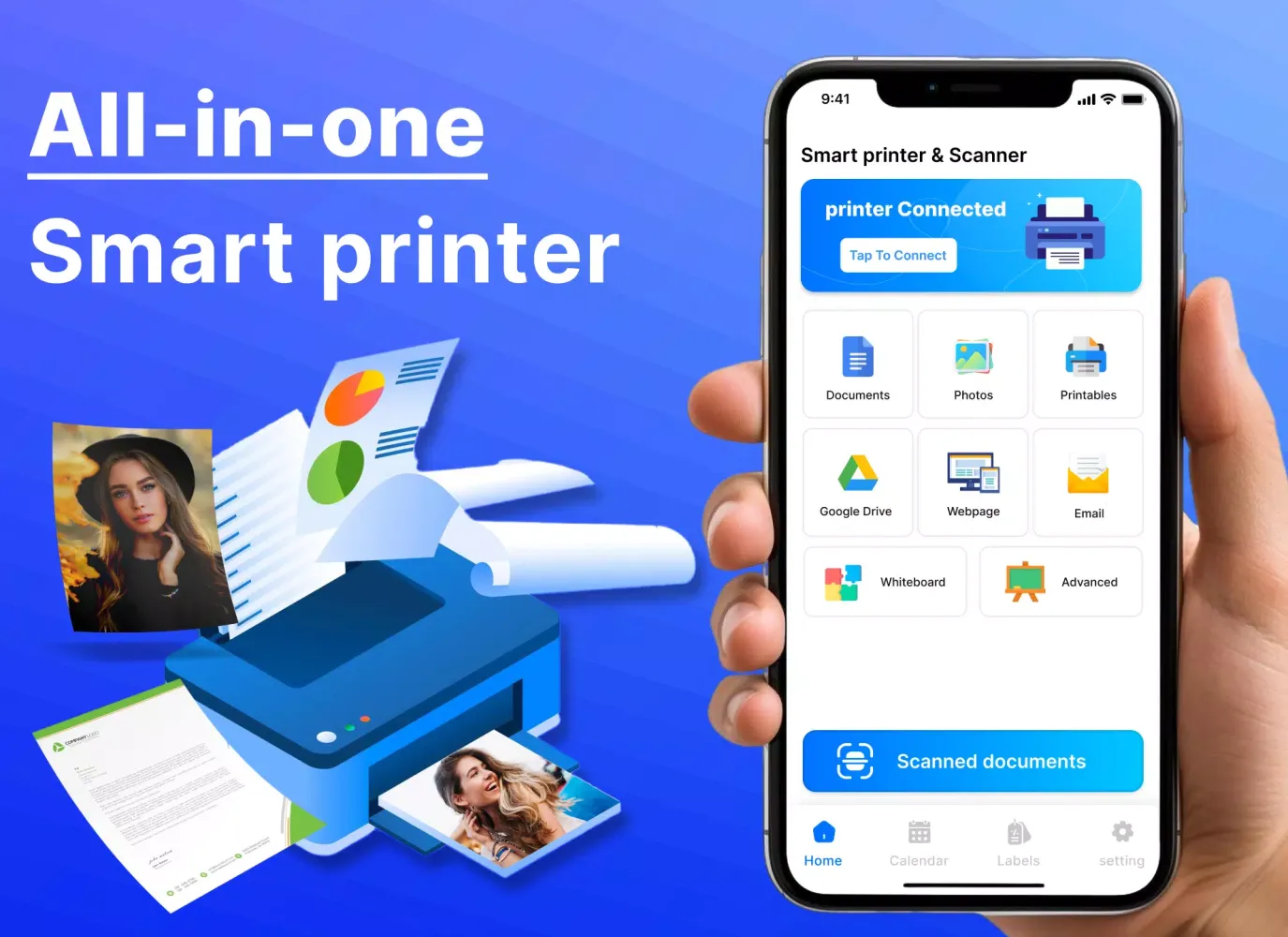 Smart printer and Scanner App应用截图