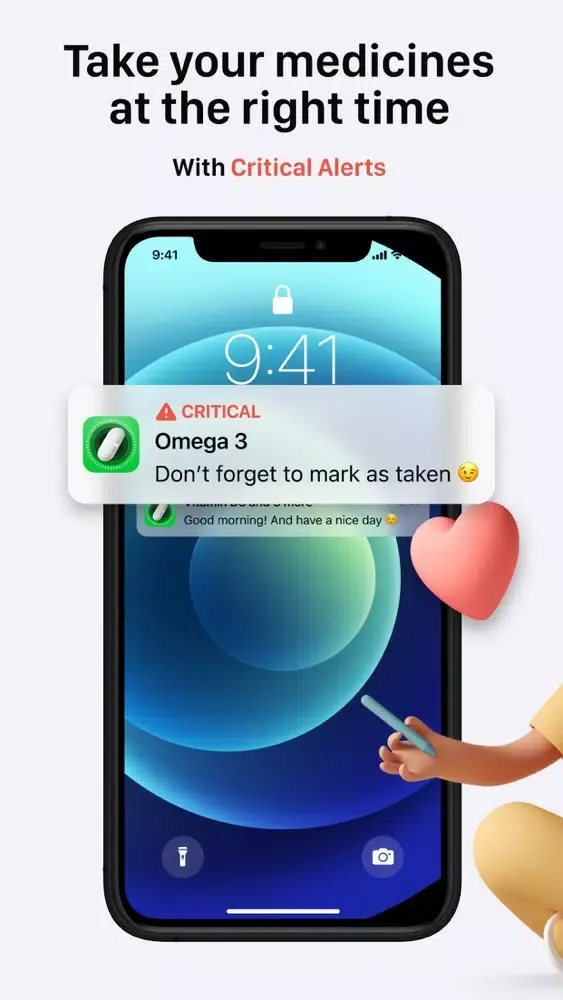 Tangkapan layar SmartPill: Medicine Tracker