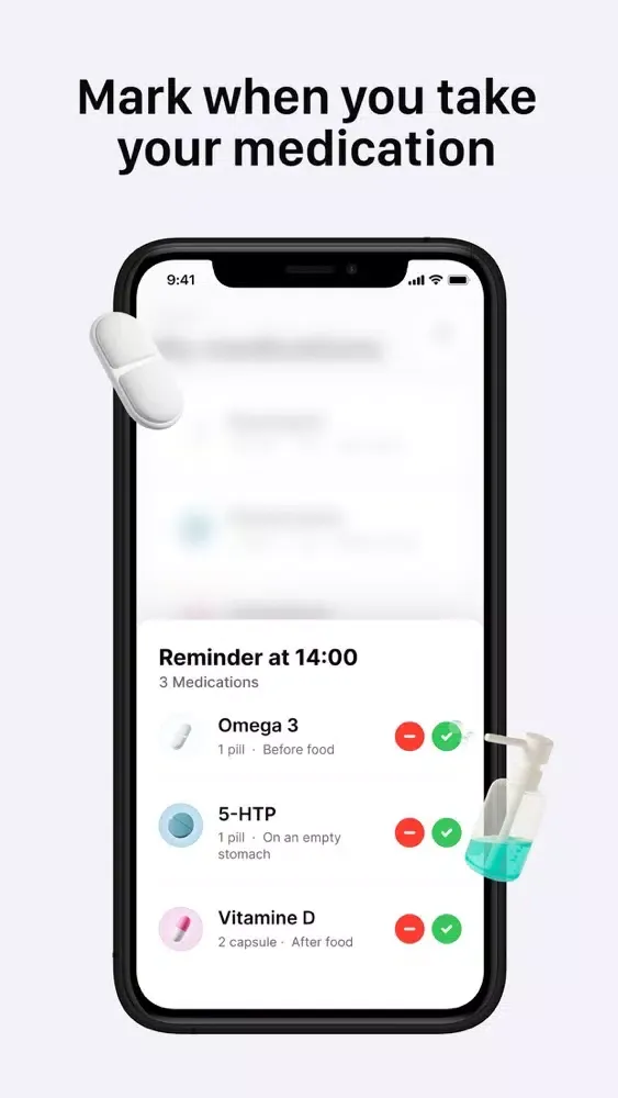 Tangkapan layar SmartPill: Medicine Tracker