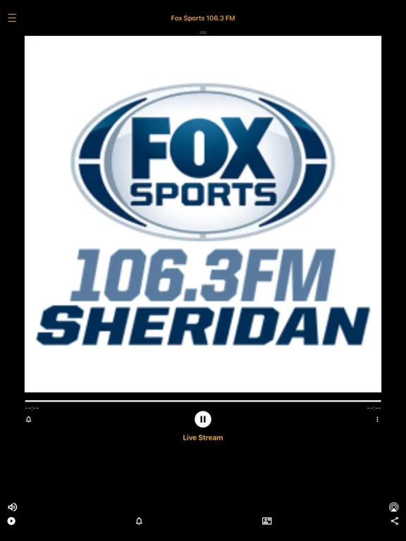ภาพหน้าจอของ Fox Sports 106.3 FM iPad 