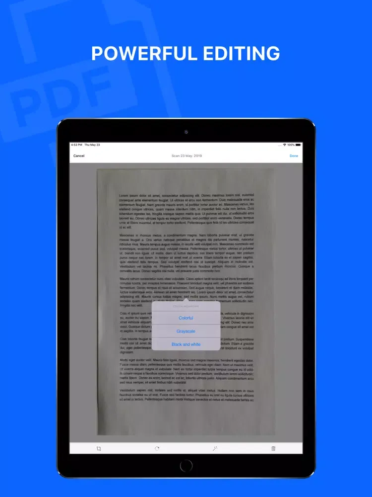 Express Scanner App - Pro Scan iPad  Ekran Görüntüleri