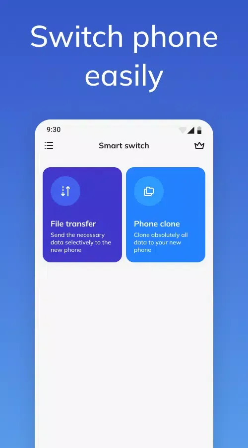 Capturas de pantalla de Smart switch - copy my data