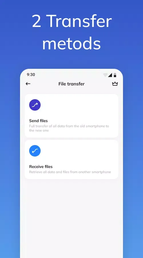 Capturas de pantalla de Smart switch - copy my data