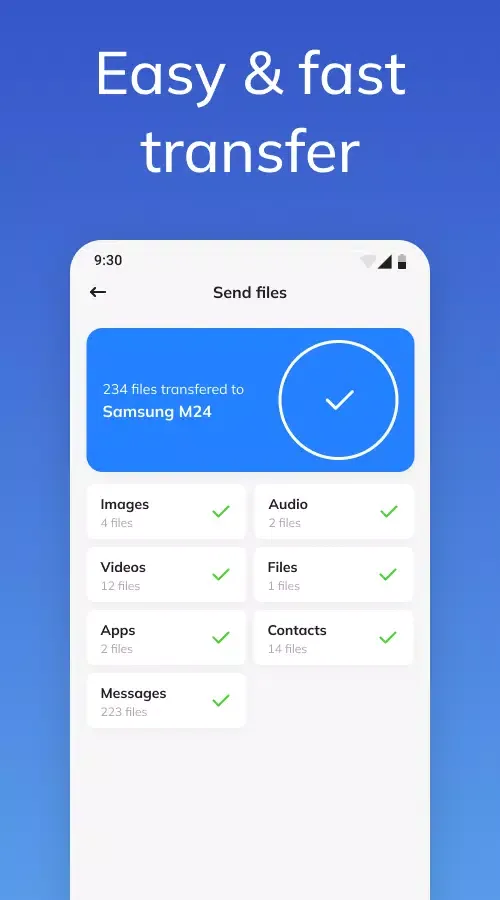 Capturas de pantalla de Smart switch - copy my data